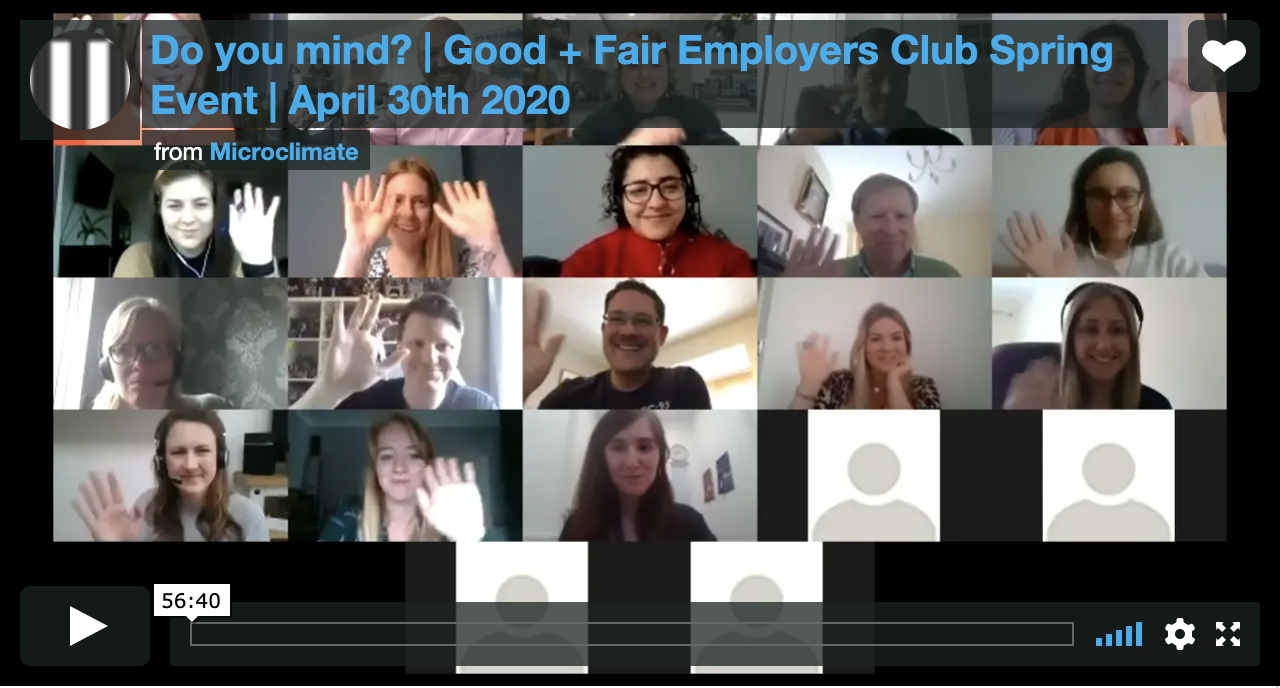 Spring 2020 Training Breakfast – video